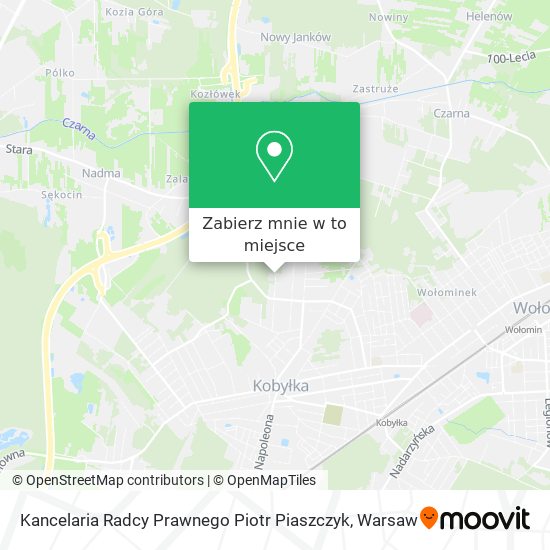 Mapa Kancelaria Radcy Prawnego Piotr Piaszczyk