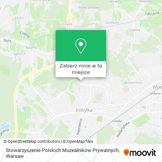 Mapa Stowarzyszenie Polskich Muzealników Prywatnych