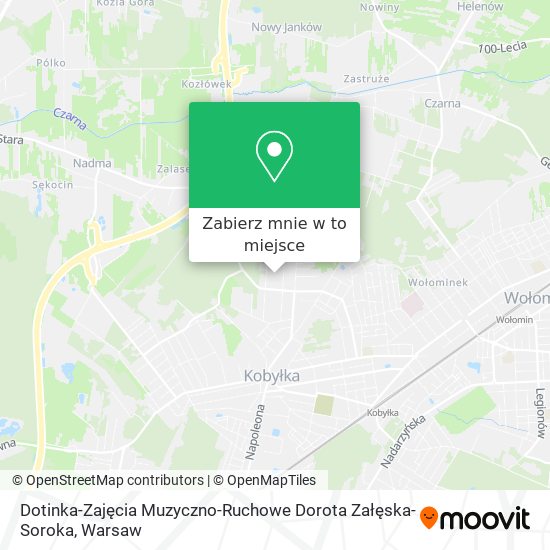 Mapa Dotinka-Zajęcia Muzyczno-Ruchowe Dorota Załęska-Soroka