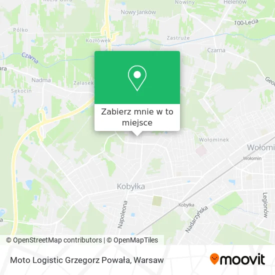 Mapa Moto Logistic Grzegorz Powała