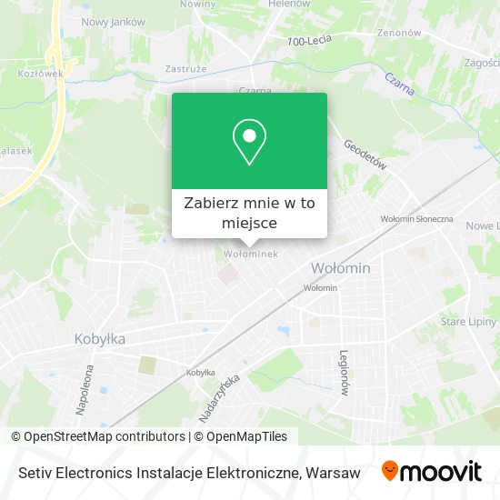 Mapa Setiv Electronics Instalacje Elektroniczne