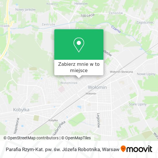 Mapa Parafia Rzym-Kat. pw. św. Józefa Robotnika