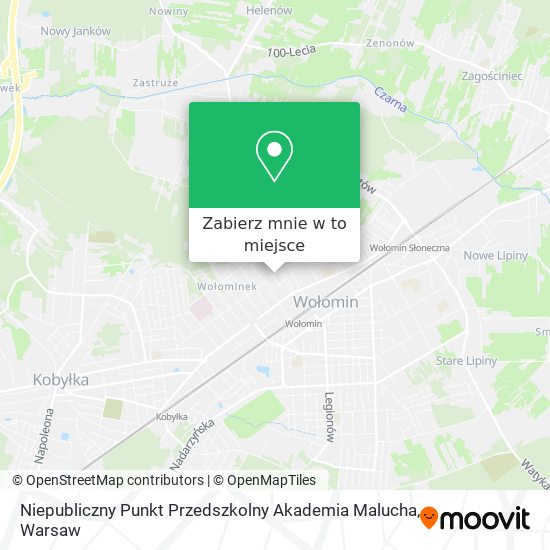 Mapa Niepubliczny Punkt Przedszkolny Akademia Malucha