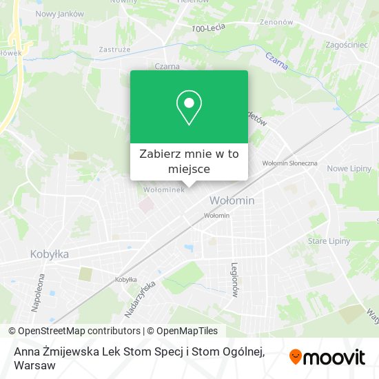 Mapa Anna Żmijewska Lek Stom Specj i Stom Ogólnej