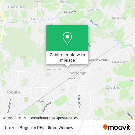 Mapa Urszula Bogucka PHU Ulmix