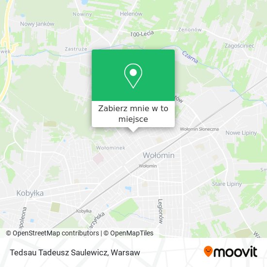 Mapa Tedsau Tadeusz Saulewicz