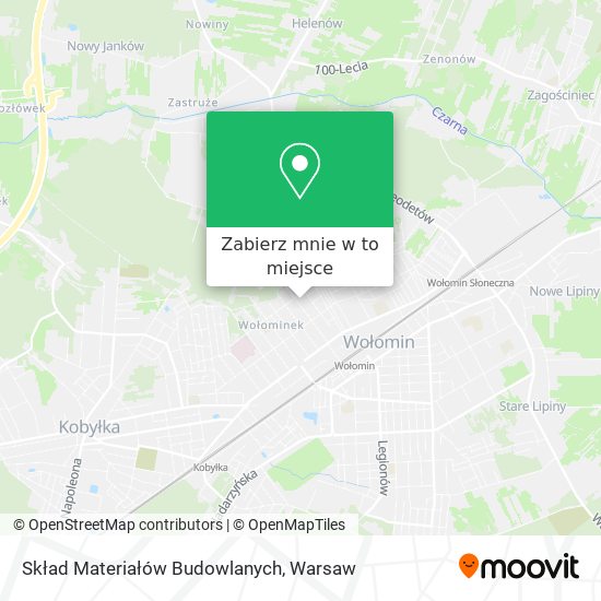 Mapa Skład Materiałów Budowlanych