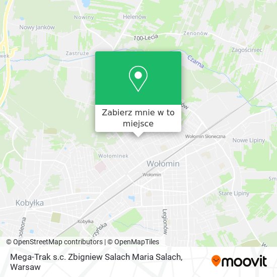 Mapa Mega-Trak s.c. Zbigniew Salach Maria Salach