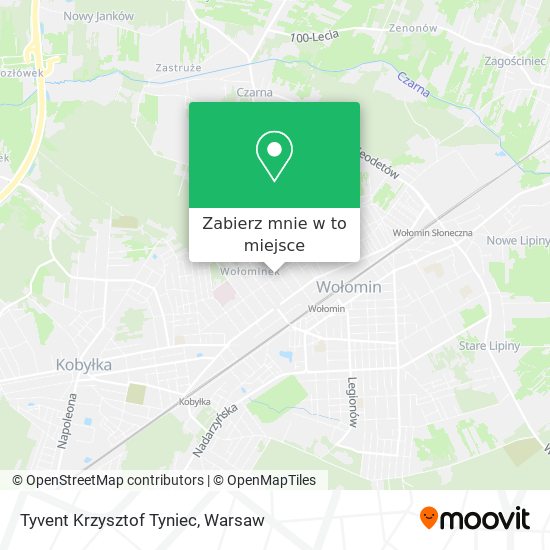 Mapa Tyvent Krzysztof Tyniec