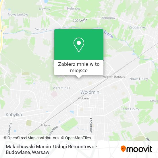 Mapa Małachowski Marcin. Usługi Remontowo - Budowlane