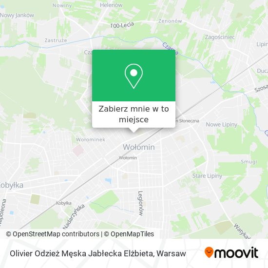 Mapa Olivier Odzież Męska Jabłecka Elżbieta