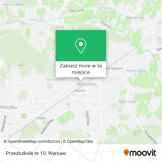 Mapa Przedszkole nr 10