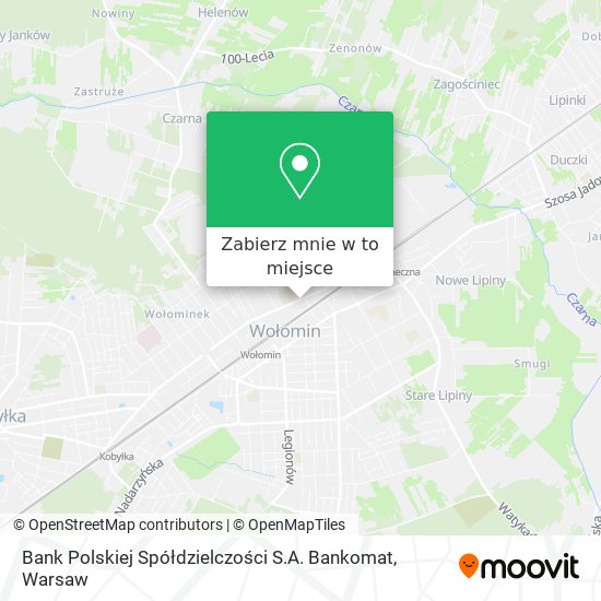 Mapa Bank Polskiej Spółdzielczości S.A. Bankomat