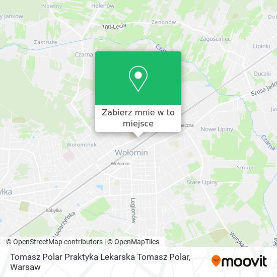 Mapa Tomasz Polar Praktyka Lekarska Tomasz Polar