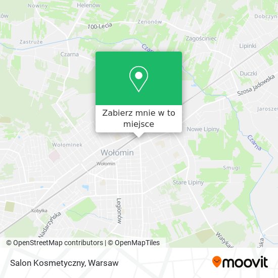 Mapa Salon Kosmetyczny