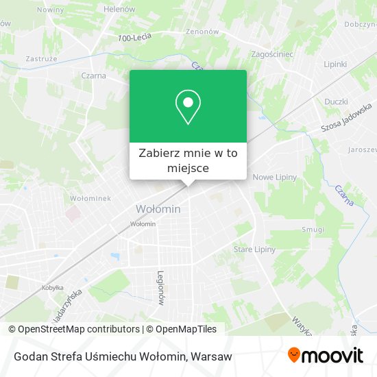 Mapa Godan Strefa Uśmiechu Wołomin