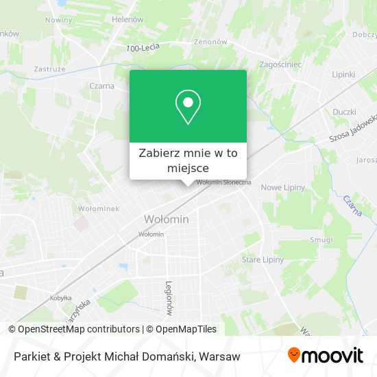 Mapa Parkiet & Projekt Michał Domański