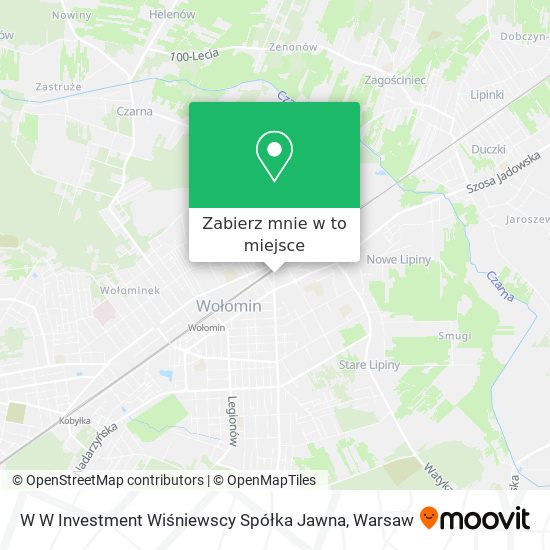 Mapa W W Investment Wiśniewscy Spółka Jawna