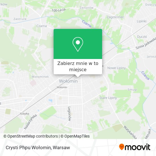 Mapa Crysti Phpu Wołomin