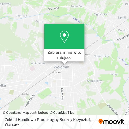 Mapa Zakład Handlowo Produkcyjny Buczny Krzysztof