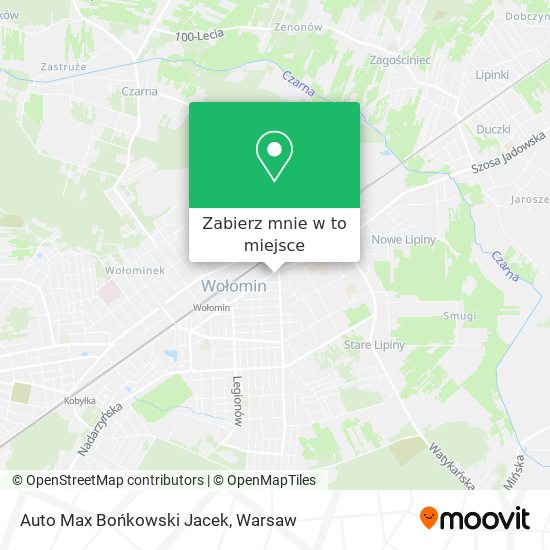 Mapa Auto Max Bońkowski Jacek