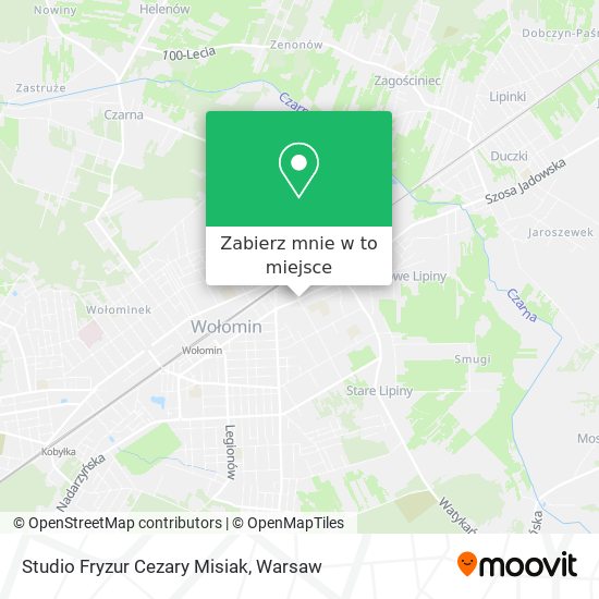 Mapa Studio Fryzur Cezary Misiak