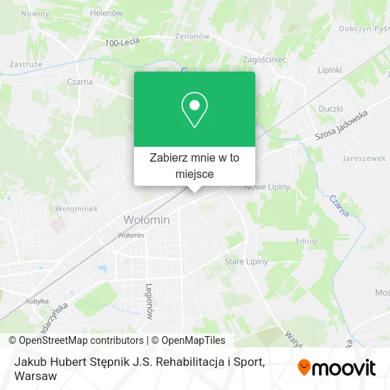 Mapa Jakub Hubert Stępnik J.S. Rehabilitacja i Sport