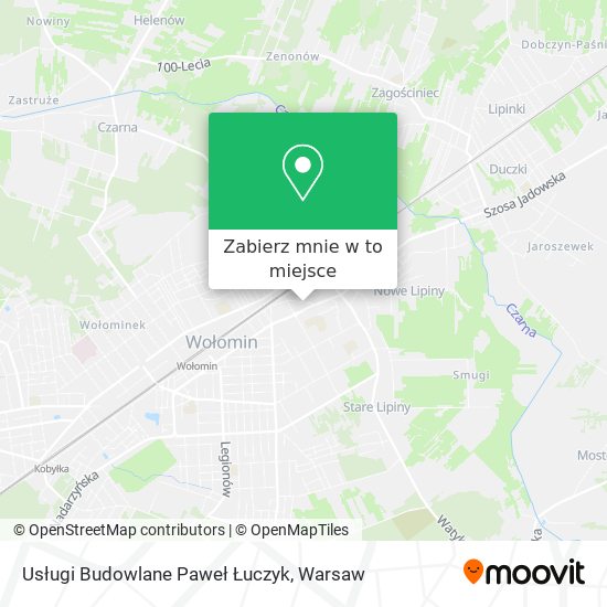 Mapa Usługi Budowlane Paweł Łuczyk