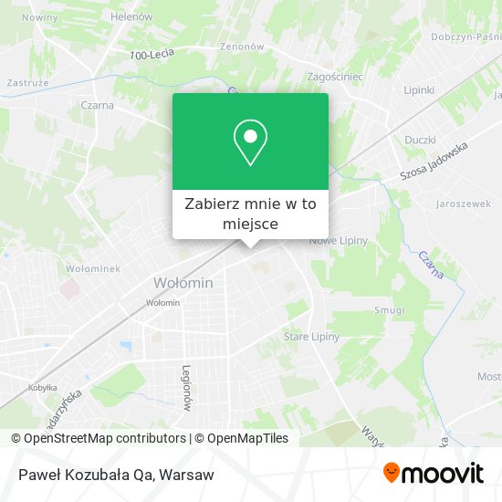 Mapa Paweł Kozubała Qa