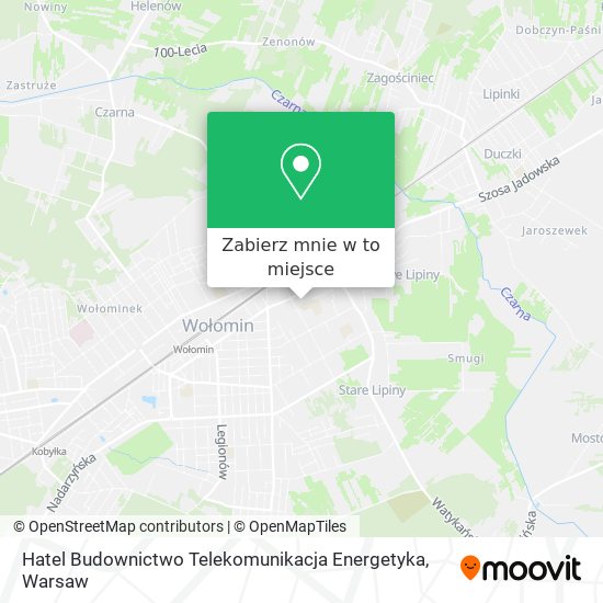 Mapa Hatel Budownictwo Telekomunikacja Energetyka