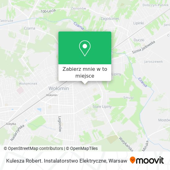 Mapa Kulesza Robert. Instalatorstwo Elektryczne