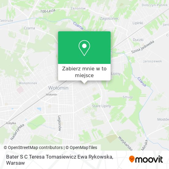 Mapa Bater S C Teresa Tomasiewicz Ewa Rykowska