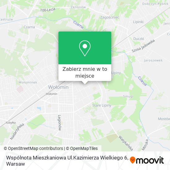 Mapa Wspólnota Mieszkaniowa Ul.Kazimierza Wielkiego 6