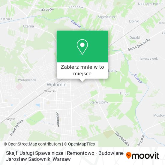 Mapa Skajf' Usługi Spawalnicze i Remontowo - Budowlane Jarosław Sadownik