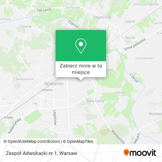 Mapa Zespół Adwokacki nr 1