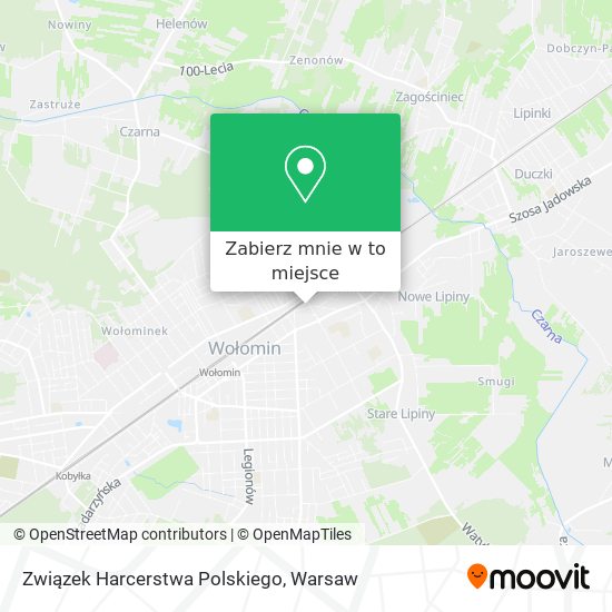 Mapa Związek Harcerstwa Polskiego