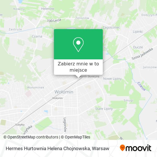 Mapa Hermes Hurtownia Helena Chojnowska