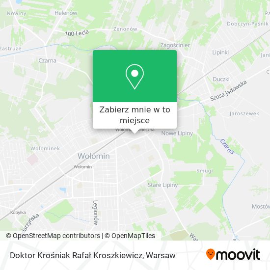 Mapa Doktor Krośniak Rafał Kroszkiewicz