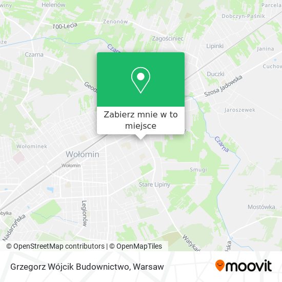 Mapa Grzegorz Wójcik Budownictwo