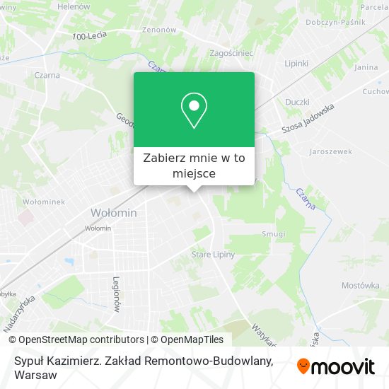 Mapa Sypuł Kazimierz. Zakład Remontowo-Budowlany