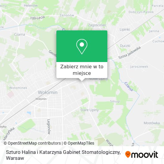 Mapa Szturo Halina i Katarzyna Gabinet Stomatologiczny