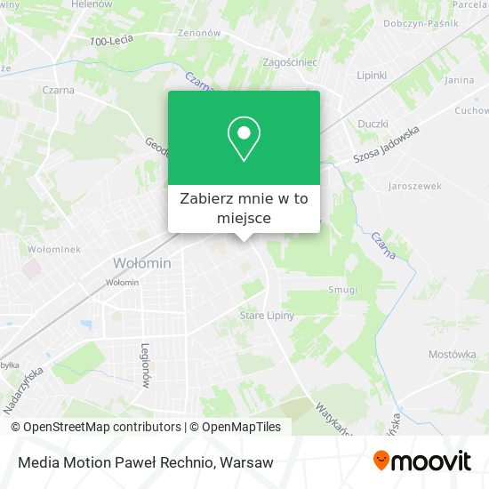 Mapa Media Motion Paweł Rechnio