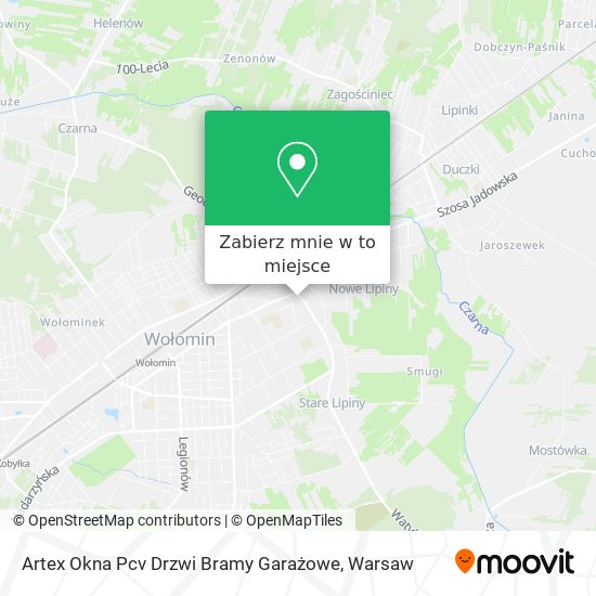 Mapa Artex Okna Pcv Drzwi Bramy Garażowe