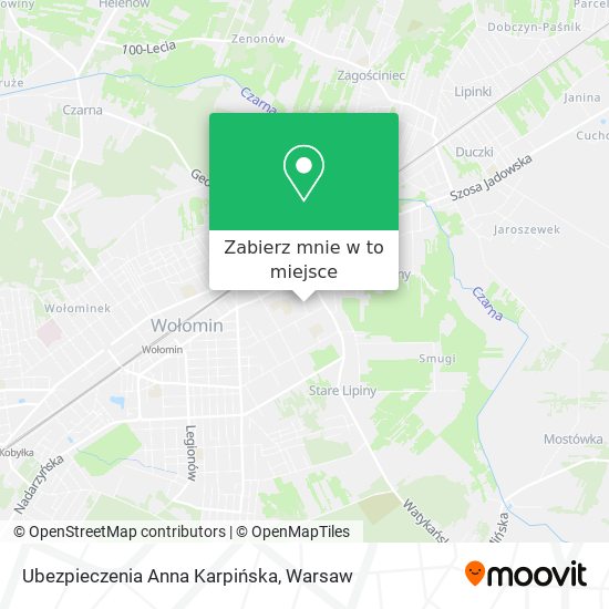 Mapa Ubezpieczenia Anna Karpińska