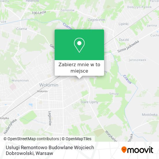 Mapa Usługi Remontowo Budowlane Wojciech Dobrowolski