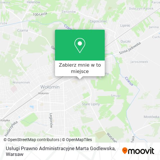 Mapa Usługi Prawno Administracyjne Marta Godlewska