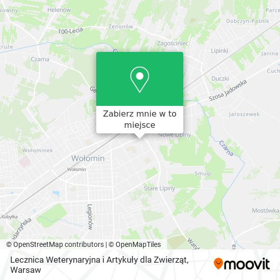 Mapa Lecznica Weterynaryjna i Artykuły dla Zwierząt