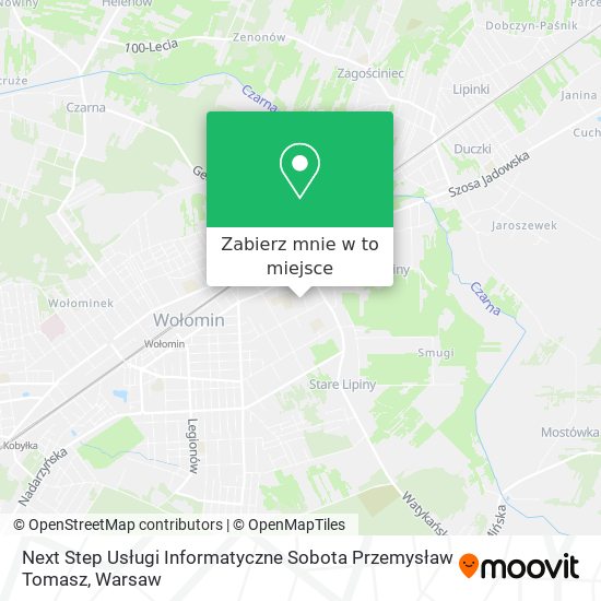 Mapa Next Step Usługi Informatyczne Sobota Przemysław Tomasz