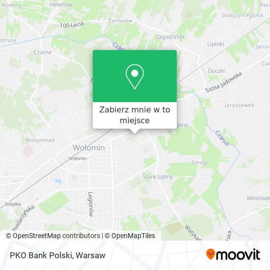 Mapa PKO Bank Polski