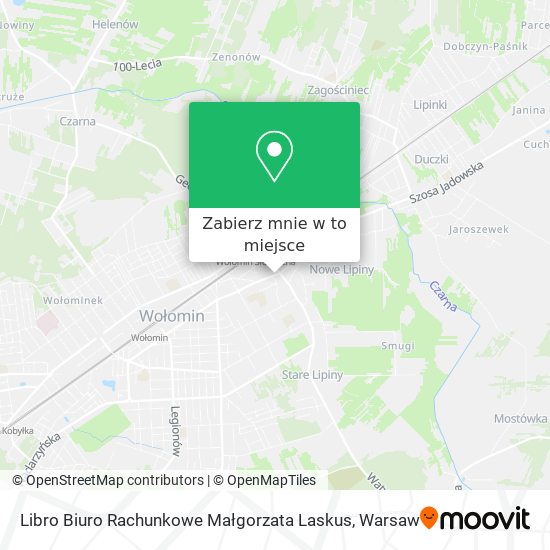 Mapa Libro Biuro Rachunkowe Małgorzata Laskus